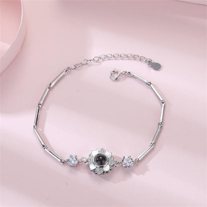 Rose Photo Bracelet