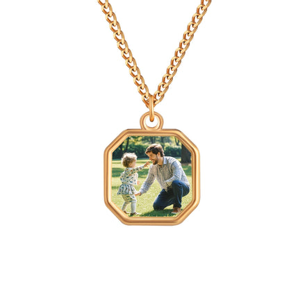 Heat-Activated Photo Necklace - Magic Photo Necklace