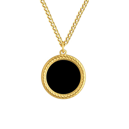 Heat-Activated Circle Photo Necklace - Magic Photo Necklace