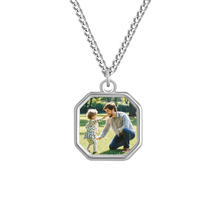 Heat-Activated Photo Necklace - Magic Photo Necklace