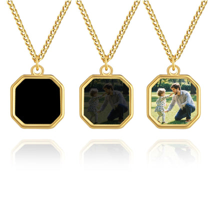 Heat-Activated Photo Necklace - Magic Photo Necklace