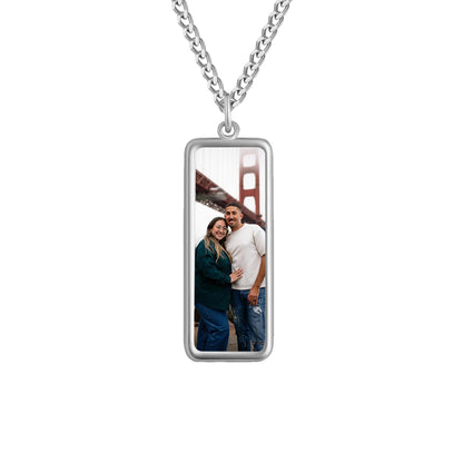 Bar - Heat Activated Photo Necklace